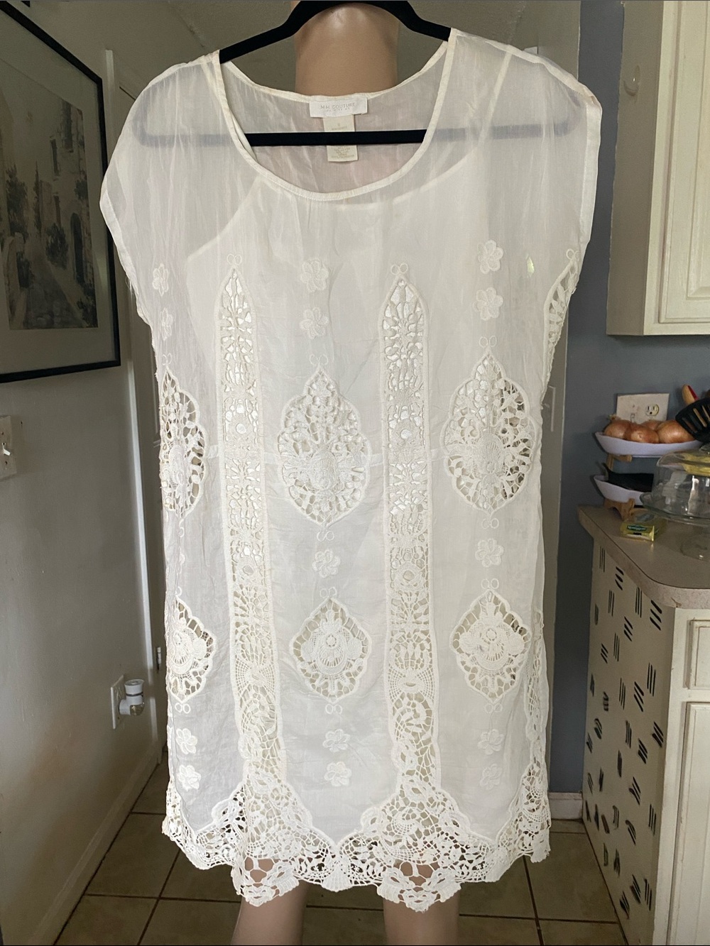 MM Couture White Sheer Crochet-Trim gb3